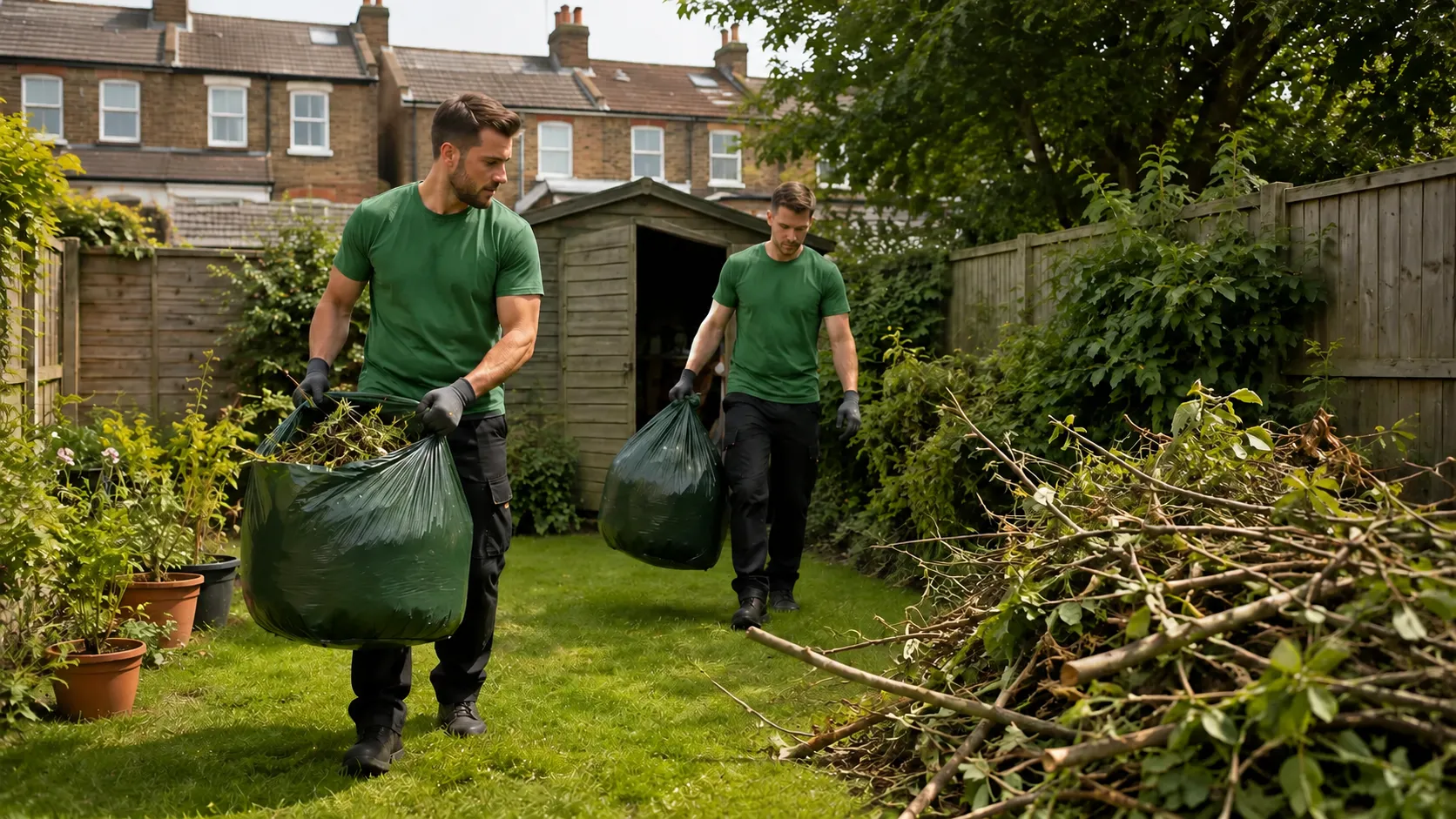 Garden waste removal in Ealing