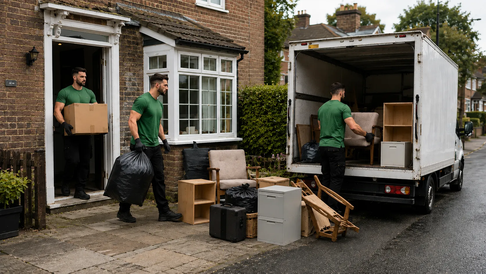 Household waste clearance in Ealing